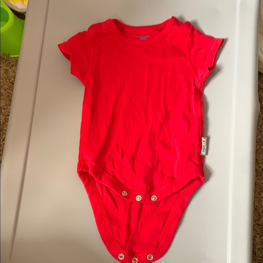 Frugi Red Bodysuit